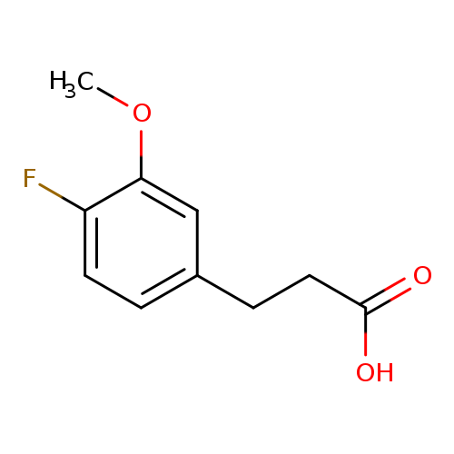3-(4-Fluoro-3-methoxyphenyl)propanoic acid