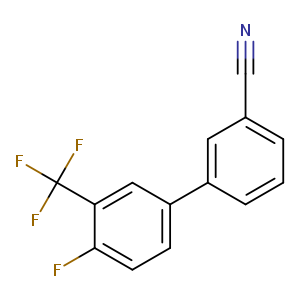 3-[4-Fluoro-3-(trifluoromethyl)phenyl]benzonitrile