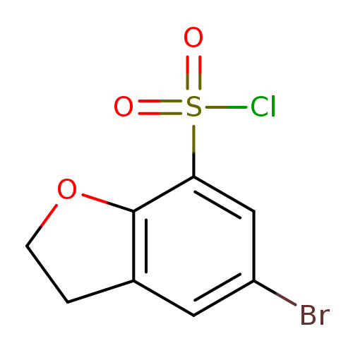 7-Benzofuransulfonylchloride, 5-bromo-2,3-dihydro-