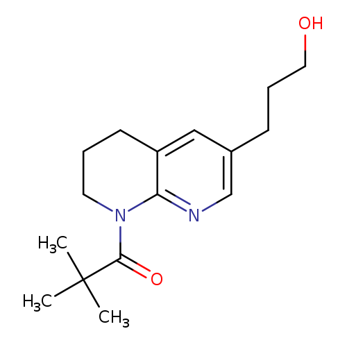 1-(6-(3-Hydroxypropyl)-3,4-dihydro-1,8-naphthyridin-1(2h)-yl)-2,2-dimethylpropan-1-one