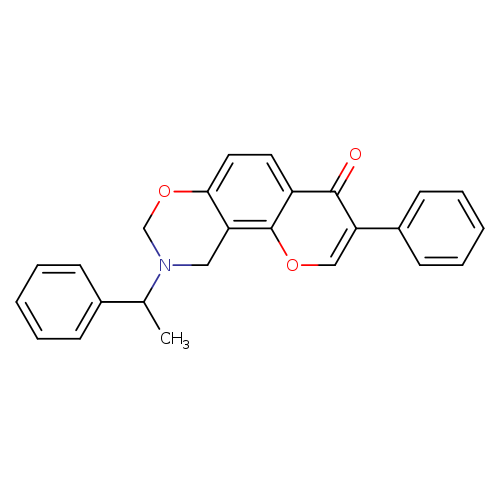 3-phenyl-9-(1-phenylethyl)-4H,8H,9H,10H-chromeno[8,7-e][1,3]oxazin-4-one