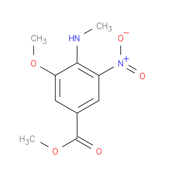Methyl 3-methoxy-4-(methylamino)-5-nitrobenzoate