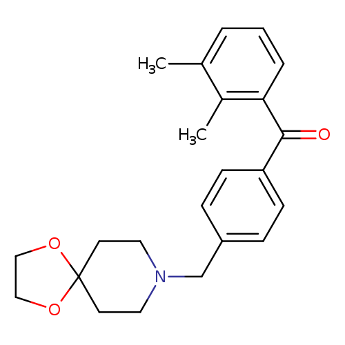 (4-(1,4-Dioxa-8-azaspiro[4.5]decan-8-ylmethyl)phenyl)(2,3-dimethylphenyl)methanone
