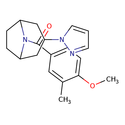 8-(4-methoxy-3-methylbenzoyl)-3-(1H-pyrazol-1-yl)-8-azabicyclo[3.2.1]octane
