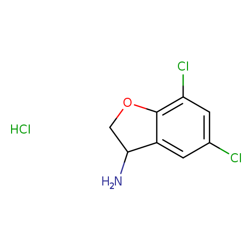 5,7-dichloro-2,3-dihydro-1-benzofuran-3-aminehydrochloride