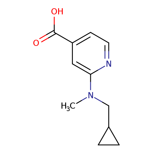 2-[(Cyclopropylmethyl)(methyl)amino]pyridine-4-carboxylic acid