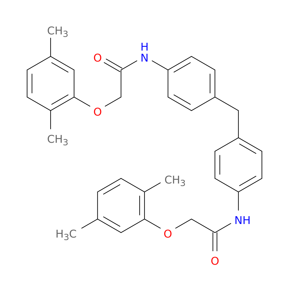 2-(2,5-dimethylphenoxy)-N-[4-(4-{[(2,5-dimethylphenoxy)acetyl]amino}benzyl)phenyl]acetamide