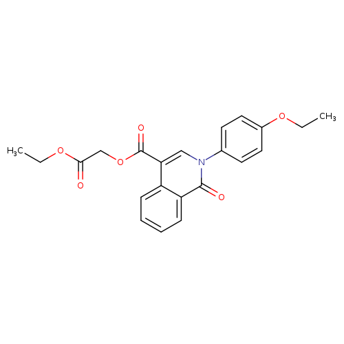 ethyl 2-[2-(4-ethoxyphenyl)-1-oxo-1,2-dihydroisoquinoline-4-carbonyloxy]acetate