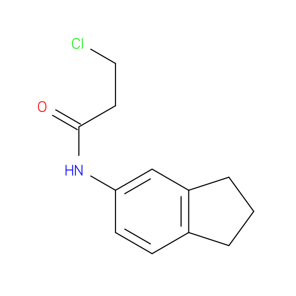 3-Chloro-N-2,3-dihydro-1H-inden-5-ylpropanamide