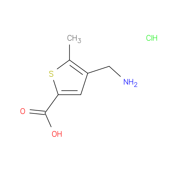 4-(aminomethyl)-5-methylthiophene-2-carboxylic acid hydrochloride