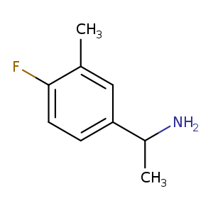 1-(4-Fluoro-3-methylphenyl)ethan-1-amine