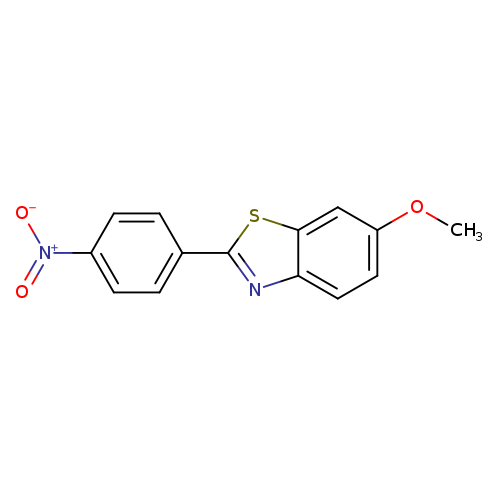 Benzothiazole,6-methoxy-2-(4-nitrophenyl)-