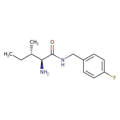 Pentanamide, 2-amino-n-[(4-fluorophenyl)methyl]-3-methyl-, (2s,3s)-