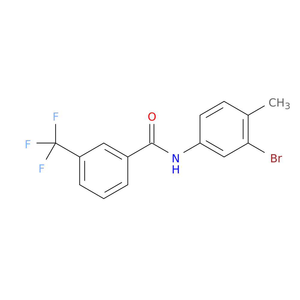 N-(3-Bromo-4-methylphenyl)-3-(trifluoromethyl)benzamide