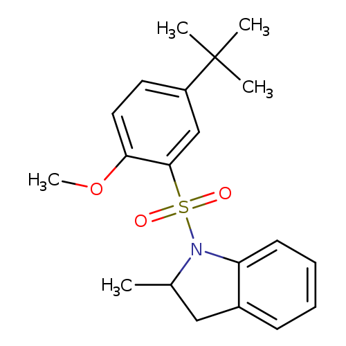 1-(5-tert-butyl-2-methoxybenzenesulfonyl)-2-methyl-2,3-dihydro-1H-indole