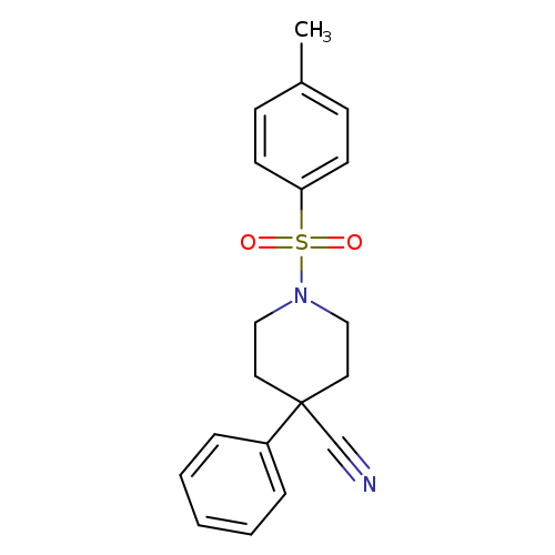 4-Piperidinecarbonitrile, 1-[(4-methylphenyl)sulfonyl]-4-phenyl-