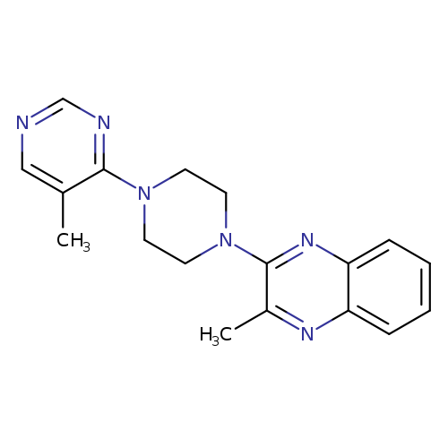 2-methyl-3-[4-(5-methylpyrimidin-4-yl)piperazin-1-yl]quinoxaline