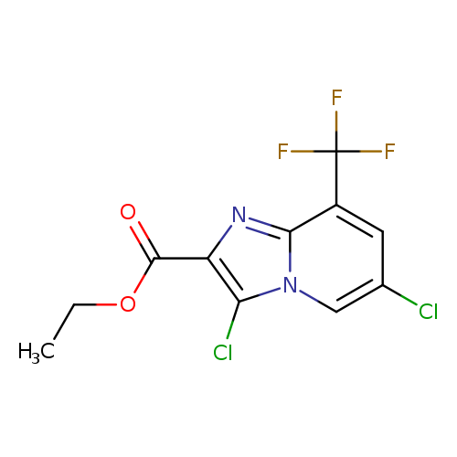 Ethyl 3,6-dichloro-8-(trifluoromethyl)imidazo[1,2-a]pyridine-2-carboxylate