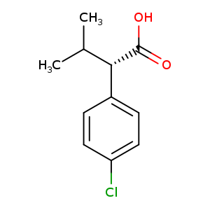 Benzeneacetic acid, 4-chloro-a-(1-methylethyl)-, (aS)-