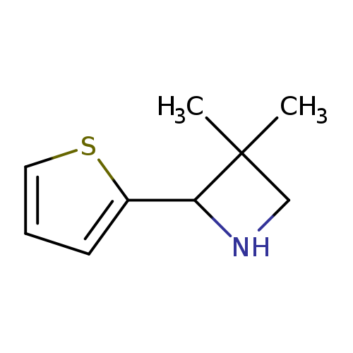 3,3-dimethyl-2-(thiophen-2-yl)azetidine