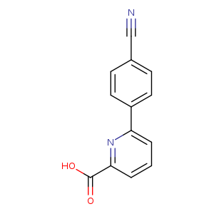 6-(4-Cyanophenyl)picolinic acid