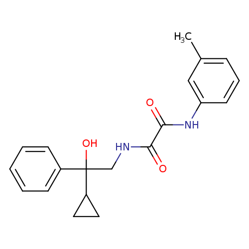 N'-(2-cyclopropyl-2-hydroxy-2-phenylethyl)-N-(3-methylphenyl)ethanediamide