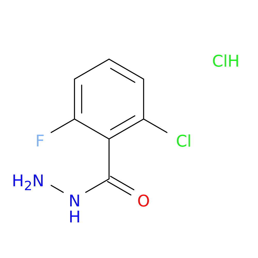 2-chloro-6-fluorobenzohydrazide hydrochloride