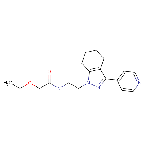 2-ethoxy-N-{2-[3-(pyridin-4-yl)-4,5,6,7-tetrahydro-1H-indazol-1-yl]ethyl}acetamide