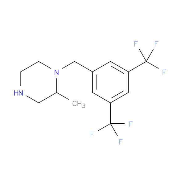 1-{[3,5-bis(trifluoromethyl)phenyl]methyl}-2-methylpiperazine