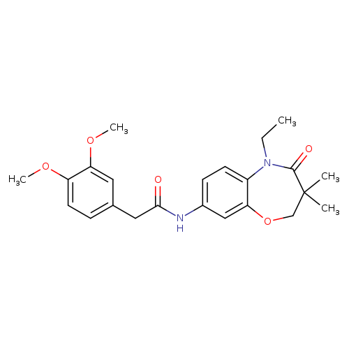 2-(3,4-dimethoxyphenyl)-N-(5-ethyl-3,3-dimethyl-4-oxo-2,3,4,5-tetrahydro-1,5-benzoxazepin-8-yl)acetamide