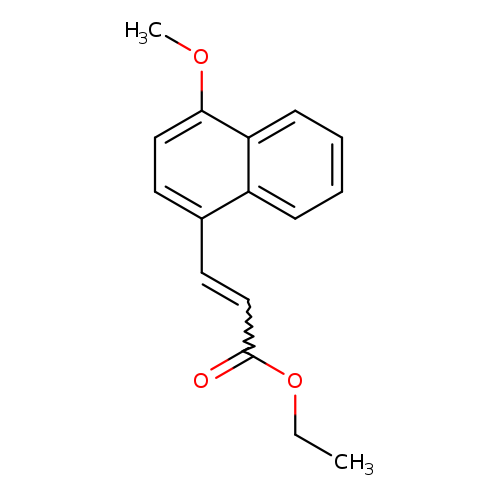 2-Propenoic acid, 3-(4-methoxy-1-naphthalenyl)-, ethyl ester