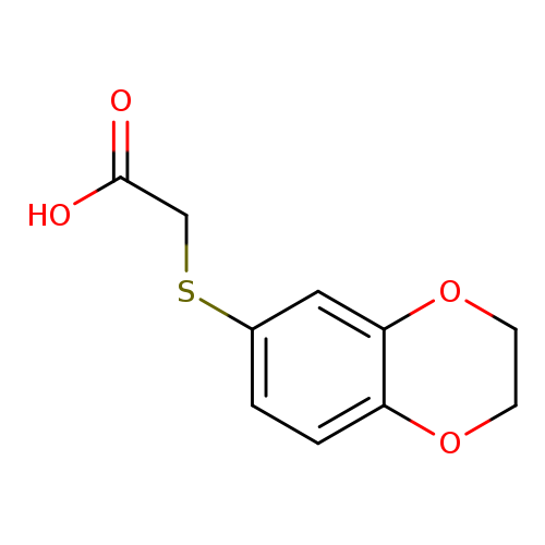 2-(2,3-dihydro-1,4-benzodioxin-6-ylsulfanyl)acetic acid