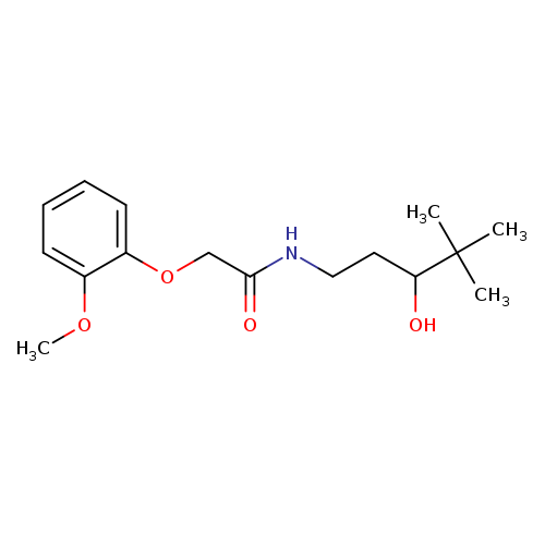 N-(3-hydroxy-4,4-dimethylpentyl)-2-(2-methoxyphenoxy)acetamide