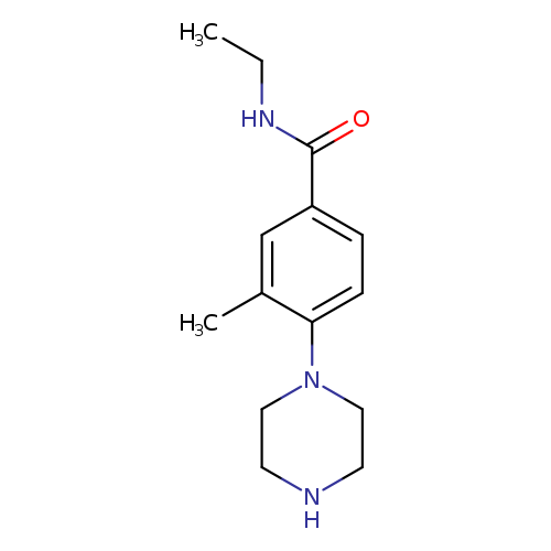 N-Ethyl-3-methyl-4-(piperazin-1-yl)benzamide