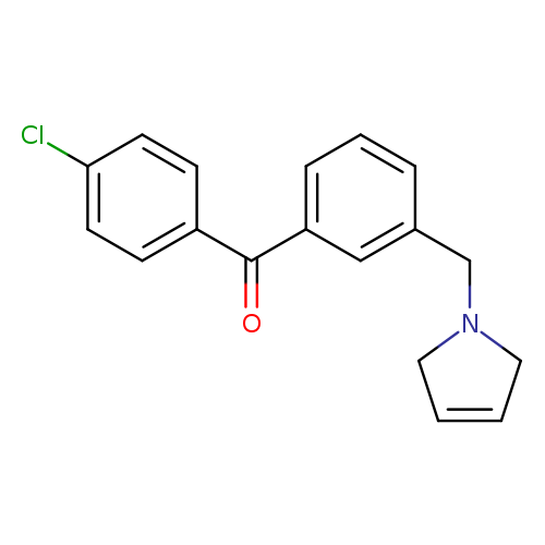 (4-Chlorophenyl)(3-((2,5-dihydro-1H-pyrrol-1-yl)methyl)phenyl)methanone
