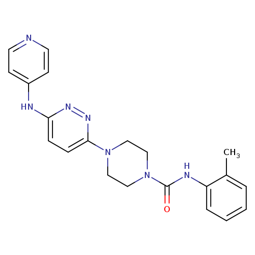 N-(2-methylphenyl)-4-{6-[(pyridin-4-yl)amino]pyridazin-3-yl}piperazine-1-carboxamide