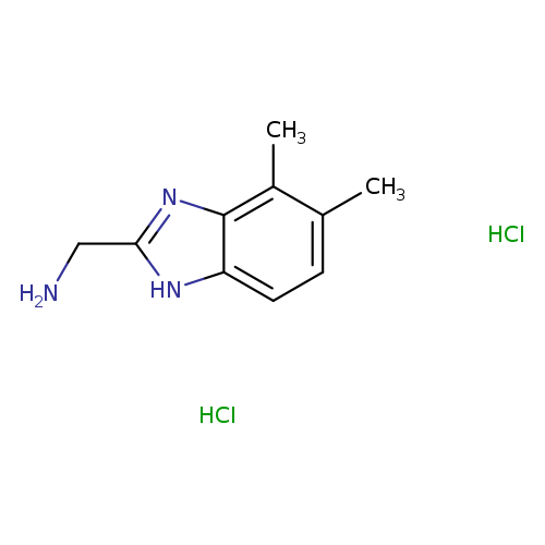 [(4,5-dimethyl-1H-benzimidazol-2-yl)methyl]amine dihydrochloride