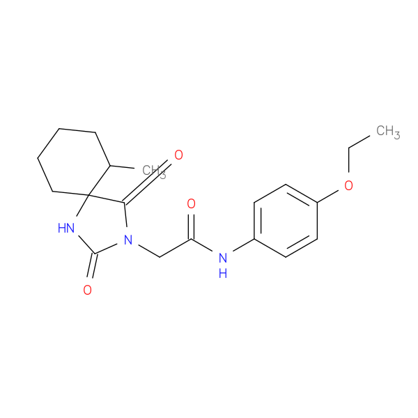 N-(4-ethoxyphenyl)-2-{6-methyl-2,4-dioxo-1,3-diazaspiro[4.5]decan-3-yl}acetamide