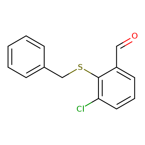 Benzaldehyde, 3-chloro-2-[(phenylmethyl)thio]-