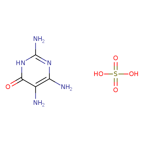 4(1H)-Pyrimidinone, 2,5,6-triamino-, sulfate (1:1) (9CI)