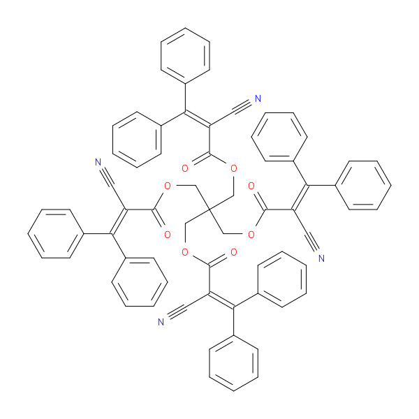 2-Propenoic acid, 2-cyano-3,3-diphenyl-, 1,1'-[2,2-bis[[(2-cyano-1-oxo-3,3-diphenyl-2-propen-1-yl)oxy]methyl]-1,3-propanediyl] ester