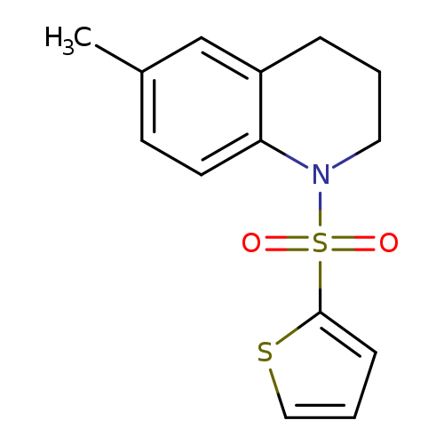 6-methyl-1-(thiophene-2-sulfonyl)-1,2,3,4-tetrahydroquinoline