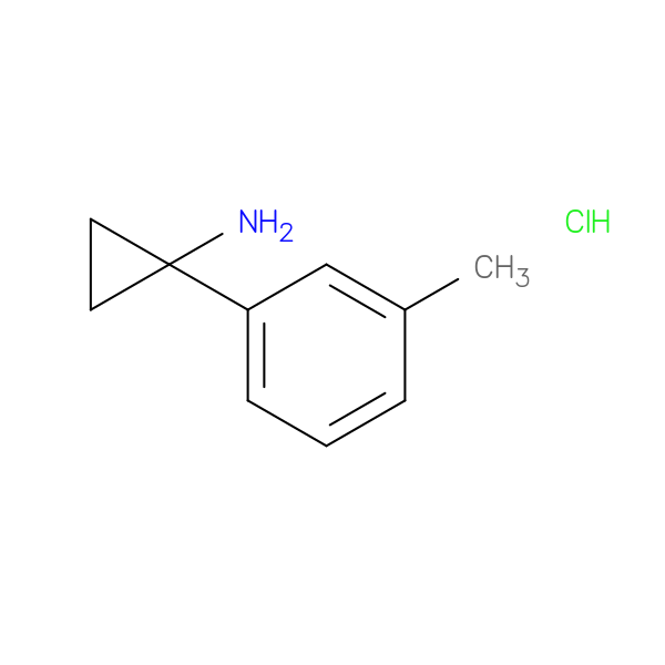 1-(3-methylphenyl)cyclopropan-1-amine hydrochloride