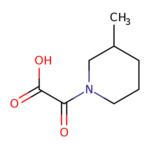 2-(3-methylpiperidin-1-yl)-2-oxoacetic acid