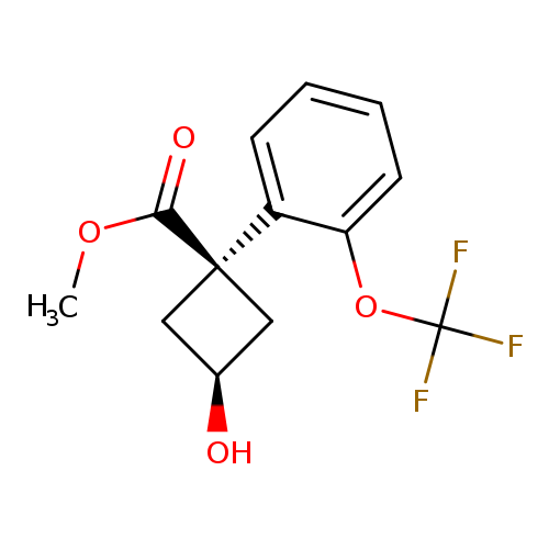 rac-methyl (1s,3s)-3-hydroxy-1-[2-(trifluoromethoxy)phenyl]cyclobutane-1-carboxylate