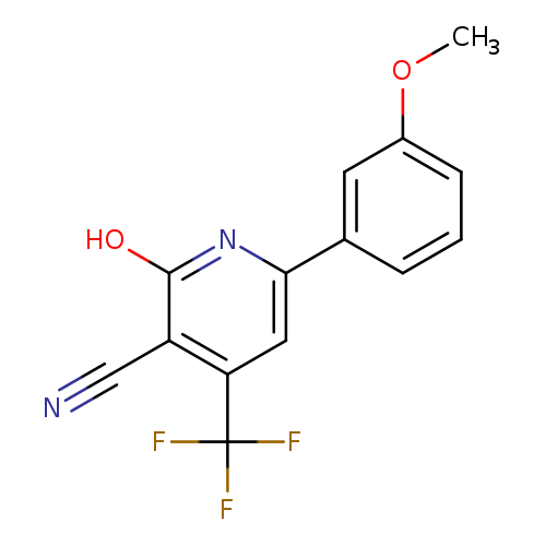2-hydroxy-6-(3-methoxyphenyl)-4-(trifluoromethyl)pyridine-3-carbonitrile