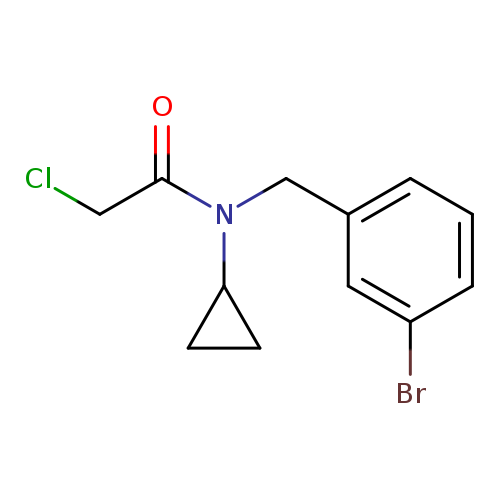 N-(3-Bromobenzyl)-2-chloro-N-cyclopropylacetamide