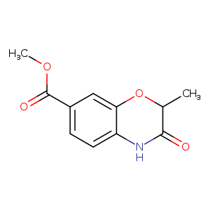 2H-1,4-Benzoxazine-7-carboxylic acid, 3,4-dihydro-2-methyl-3-oxo-, methyl ester