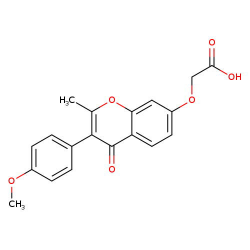 2-{[3-(4-methoxyphenyl)-2-methyl-4-oxo-4H-chromen-7-yl]oxy}acetic acid