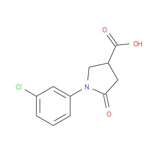 1-(3-Chlorophenyl)-5-oxopyrrolidine-3-carboxylic acid